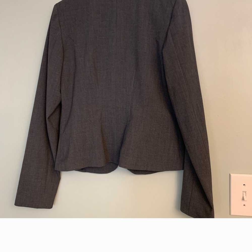 New With Tags Candie's Charcoal Grey Work Professional Blazer - Picture 3 of 3